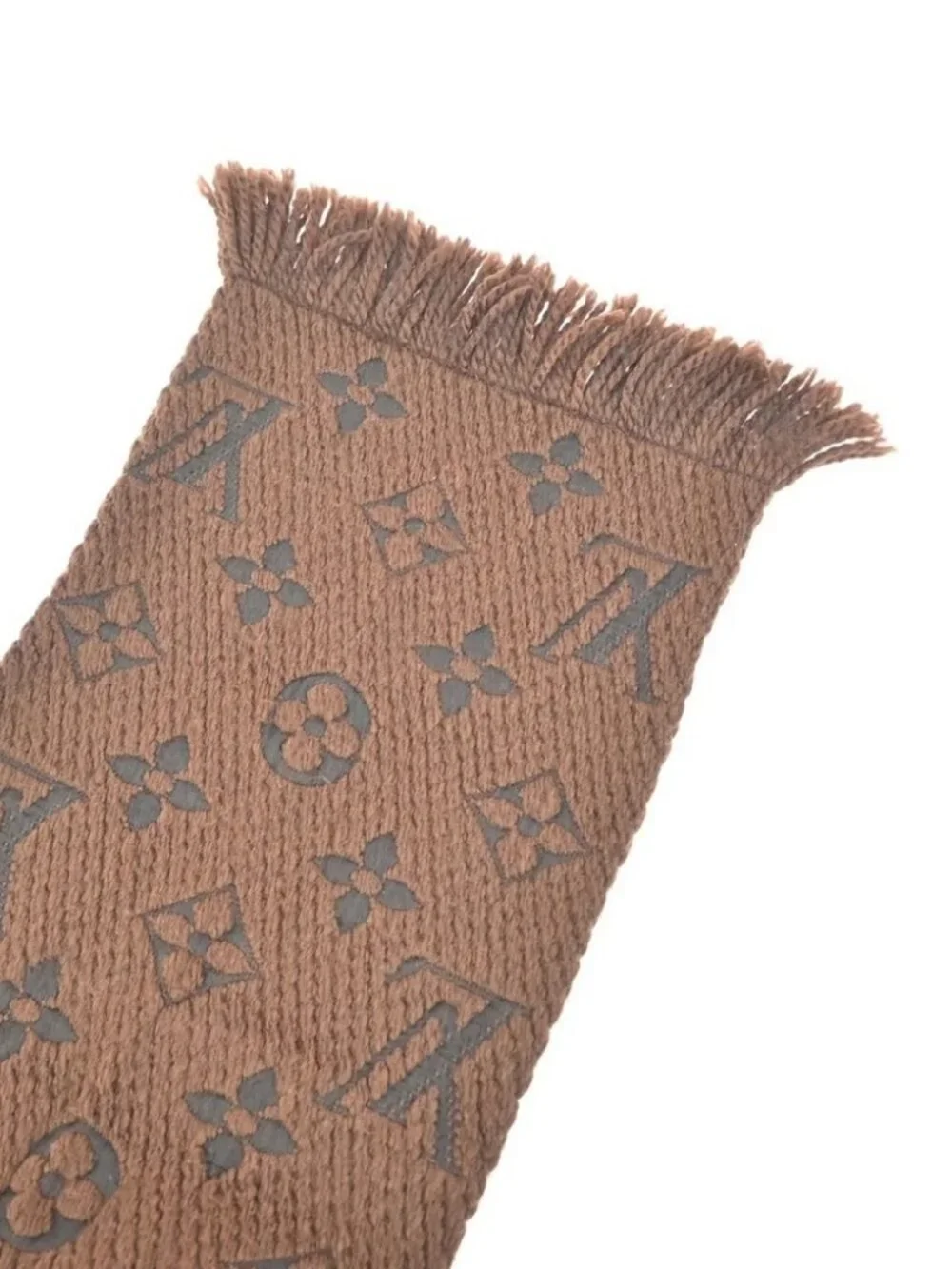 LOUIS VUITTON Echarpe Logomania Scarf Monogram Silk wool BN M72241 35TA583